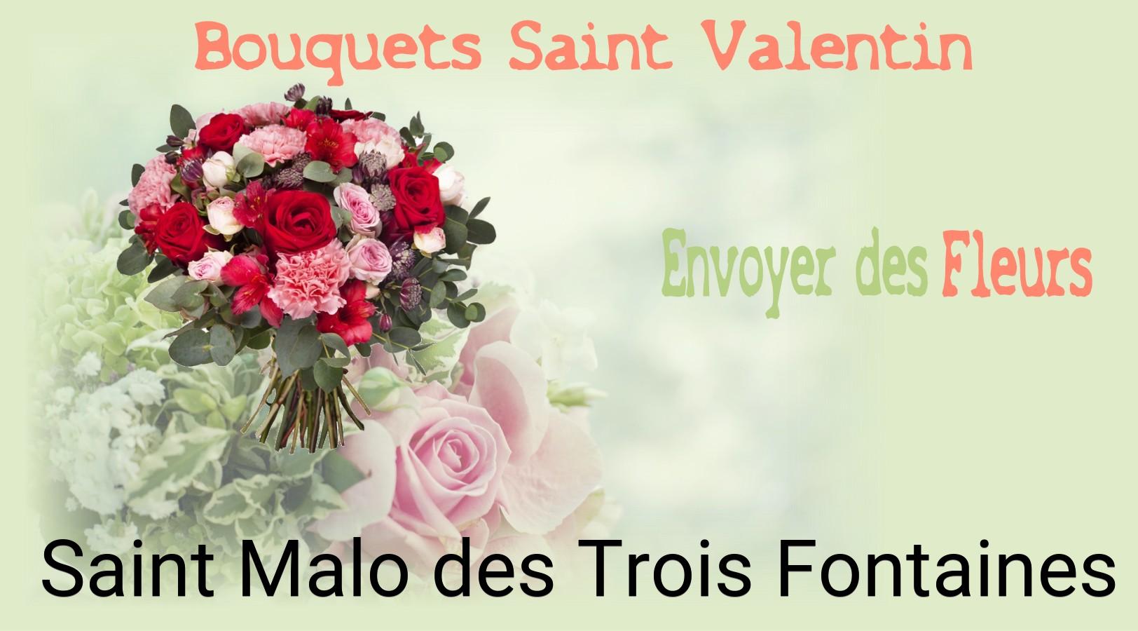 Roses de Saint-Valentin livrées à Saint-Malo-des-Trois-Fontaines